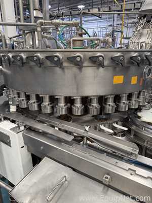 Crown 40 FTC.-UB-G-FJ Can Filler With Angelus 61H Seamer And Heuft HBXXXT2 Can Inspection System