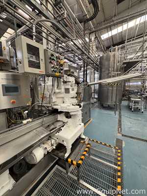 Crown 40 FTC.-UB-G-FJ Can Filler With Angelus 61H Seamer And Heuft HBXXXT2 Can Inspection System