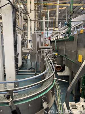 Crown 40 FTC.-UB-G-FJ Can Filler With Angelus 61H Seamer And Heuft HBXXXT2 Can Inspection System