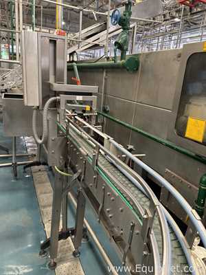 Crown 40 FTC.-UB-G-FJ Can Filler With Angelus 61H Seamer And Heuft HBXXXT2 Can Inspection System