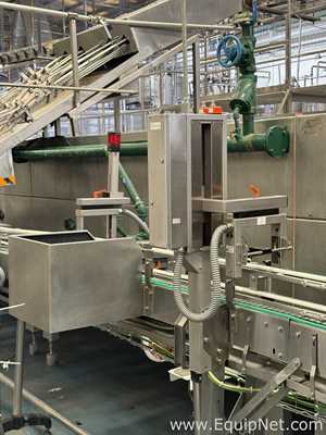 Crown 40 FTC.-UB-G-FJ Can Filler With Angelus 61H Seamer And Heuft HBXXXT2 Can Inspection System