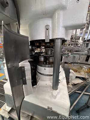 Crown 40 FTC.-UB-G-FJ Can Filler With Angelus 61H Seamer And Heuft HBXXXT2 Can Inspection System