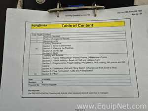 Lot of Prod plus Lab Documents - Checklist, Batch Sheets, Etc