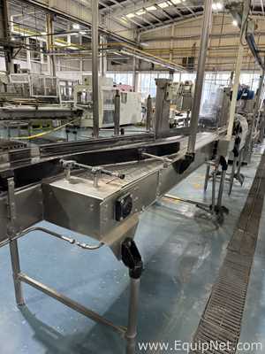 Accumulation Stainless Steel Table Top Conveyors For Glass Bottle Filling Line