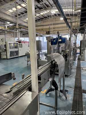 Accumulation Stainless Steel Table Top Conveyors For Glass Bottle Filling Line