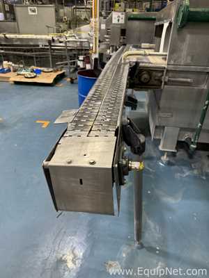 Accumulation Stainless Steel Table Top Conveyors For Glass Bottle Filling Line
