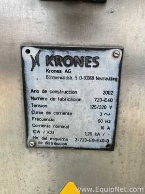 Krones Universella 723-E40 Labeler