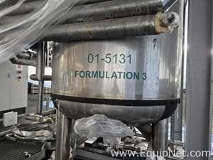 Netzsch 6.000 Lt Mixing Vessel with Self-Cleaning Filter and Electrical Board - Formulation Skid 4-2