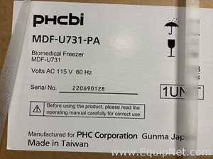 Congelador PHCBI MDF-U731-PA. Sin usar