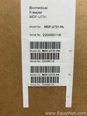 Congelador PHCBI MDF-U731-PA. Sin usar