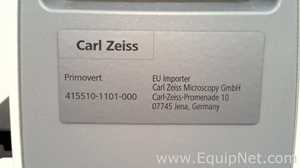 Carl Zeiss Primovert Inverted Phase Contrast Miscroscope