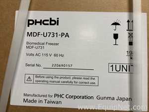 Freezer PHCBI MDF-U731-PA. Sem Uso