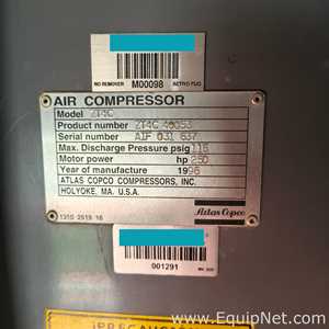 Compresor Giratorios de Tornillo Atlas Copco ZT4C