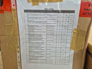 Linie Los aus  MRO/Reparaturteil Various 