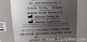 Beckman Coulter AU480 Clinical Chemistry Analyzer