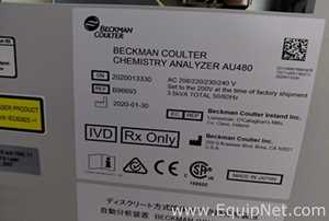 Beckman Coulter AU480 Clinical Chemistry Analyzer