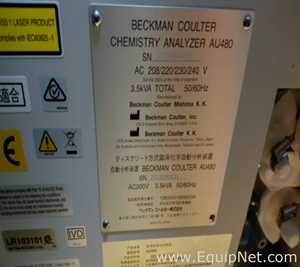 Beckman Coulter AU480 Clinical Chemistry Analyzer