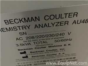 Beckman Coulter AU480 Clinical Chemistry Analyzer