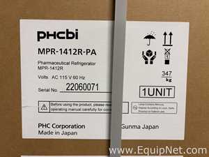 Unused PHCBI MPR-1412R-PA Pharmaceutical Refrigerator