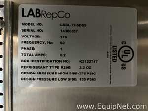 Unidade de Refrigeração aço inox LAB RepCo LABL-72-SSDS