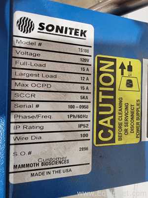 Prensa Sonitek TS100