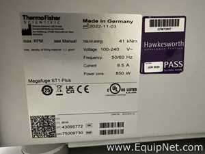 Thermo Fisher Scientific Megafuge ST1 Plus Laboratory Centrifuge