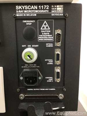 Inspeção de Raios-X Skyscan 1172