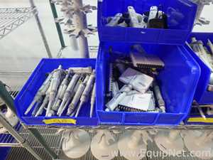 Massive Lot of approximately 300 Single and Multi-Chanel Pipettors Electronic and Manual