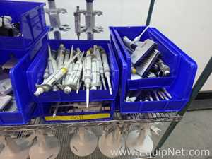 Massive Lot of approximately 300 Single and Multi-Chanel Pipettors Electronic and Manual