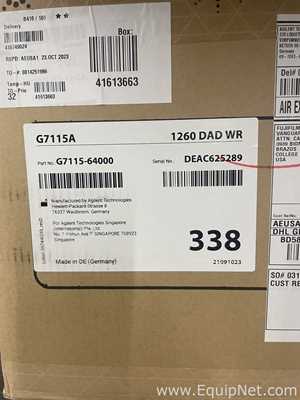 Sistema HPLC Agilent Technologies 1260