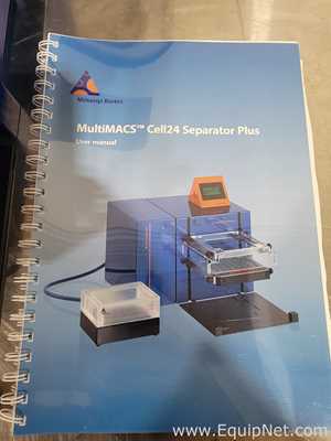 MACS MultiMACS Cell 24 Seperator Separator with MACS Elution Station