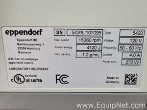 Lot of 2 Eppendorf 5420 Laboratory Centrifuge with FA-24X2 Rotor