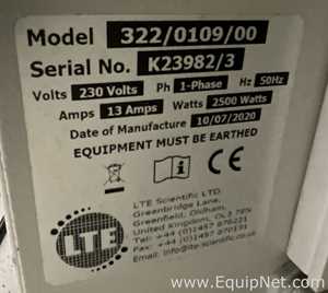 LTE Scientific 322/0109/00 1000 Litre 60C Laboratory Drying Cabinet with Circulation Fan