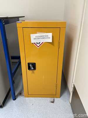 Quality Metal Products Hazardous Chemical Storage Cabinet