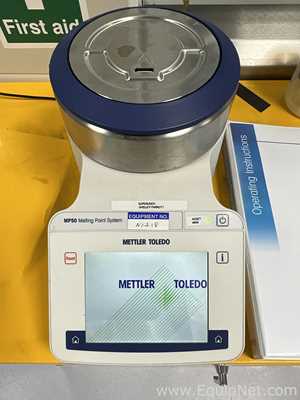 Mettler Toledo MP50 Melting Point System with Capillary Tubes