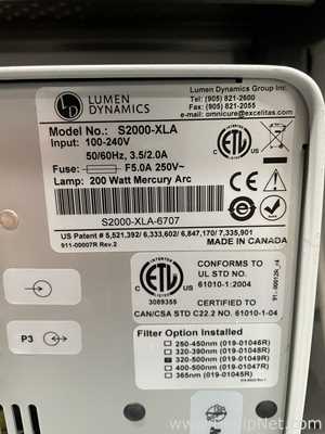 Lote de 15 Equipo para Curación con UV Excelitas Technologies S2000
