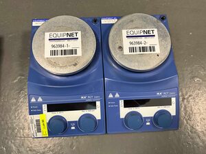 Lot of 2 Off IKA RCT BASIC Hot Plate Magnetic Stirrers