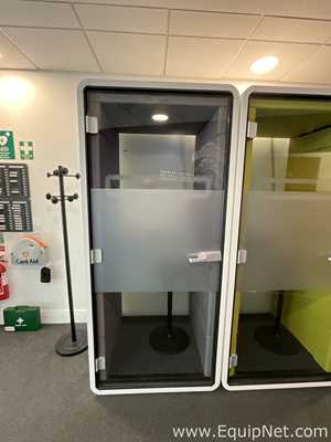 Hushoffice Single Person Acoustic Pod Sit Stand Workstation