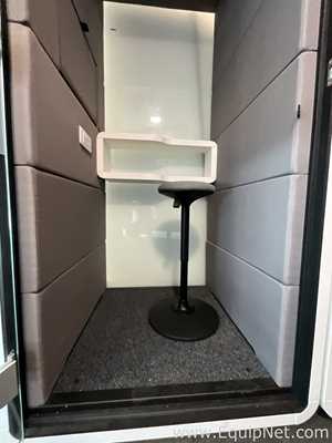 Hushoffice Single Person Acoustic Pod Sit Stand Workstation