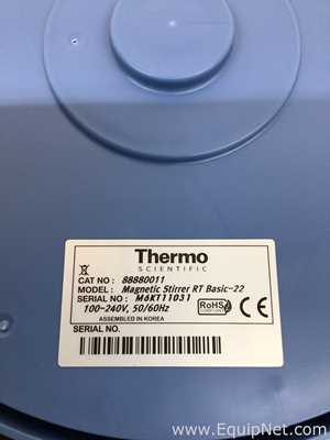 Los aus 2 Rührer und Heizplatte Thermo Scientific Magnetic Stirrer Rt Basic-22