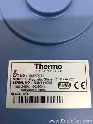 Los aus 2 Rührer und Heizplatte Thermo Scientific Magnetic Stirrer Rt Basic-22