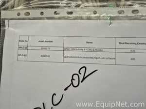 Agilent Technologies 1260 Infinity II witn Computer and Accessories - HPLC-02