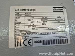 Atlas Copco AQ37VSD Air Compressor No 1