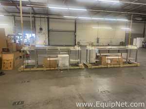 Lot of 2 Stainless Steel Laboratory Sinks
