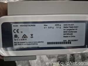 Mettler Toledo MS4002TSDR/00 Scale - Lab Crate No 4