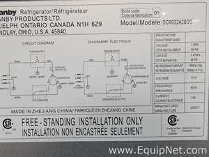 Danby Inc DCR032A2BDD Refrigerator