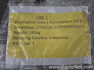 Lot of Two Solid Solutions Group SMS Powder Feeding Hoppers Formulation 2 and 3 - Pallet No3