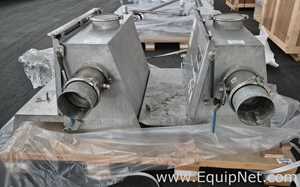 Lot of Two Solid Solutions Group SMS Powder Feeding Hoppers Formulation 2 and 3 - Pallet No3