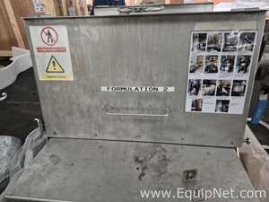Lot of Two Solid Solutions Group SMS Powder Feeding Hoppers Formulation 2 and 3 - Pallet No3