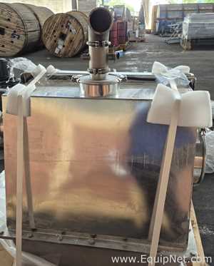 Netzsch High Shear Milling Skid with 4000L Premix Holding Cooled Tank, Hopper - Premix Neu Skid 1-1